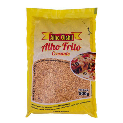 ALHO FRITO GRANULADO PCT 500 G OISHII