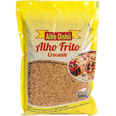 ALHO FRITO AREIA PCT 500 G OISHII