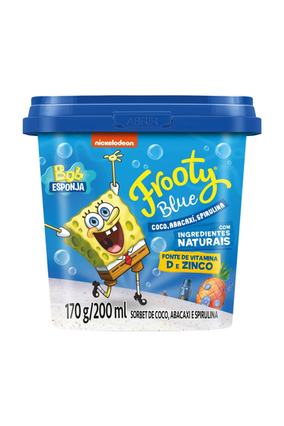 BLUE FRUTAS BOB ESPONJA PT 200 ML PT FROOTY