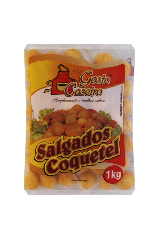 BOLINHO QUEIJO 20 G PCT 1 KG GOSTO CASEIRO