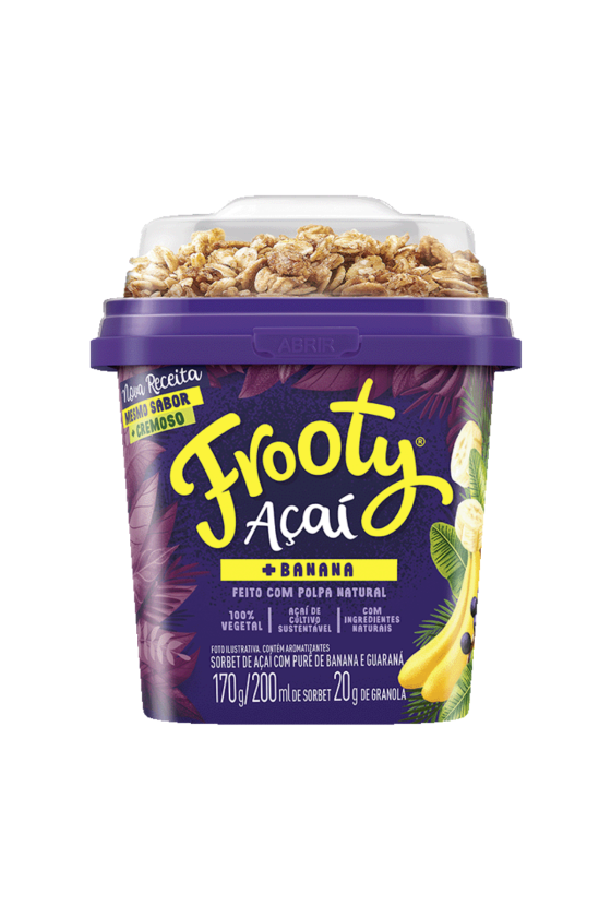 ACAI BANANA GRANOLA POTE 200 ML FROOTY