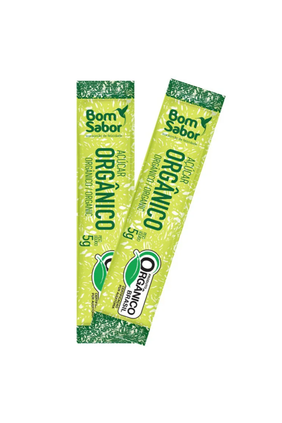 ACUCAR ORGANICO SACHE 5 G CX 200 BOM SABOR